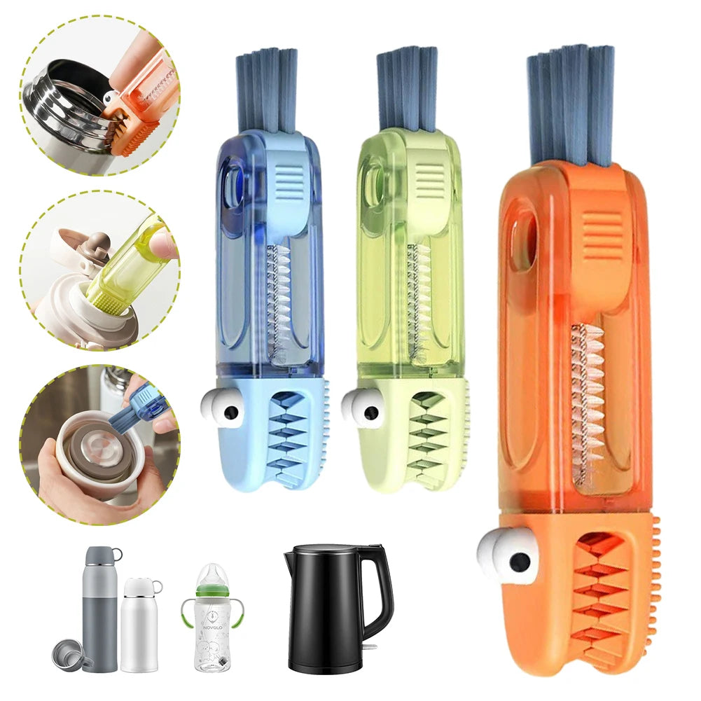 3 in 1 Cup Lid Gap Cleaning Brush